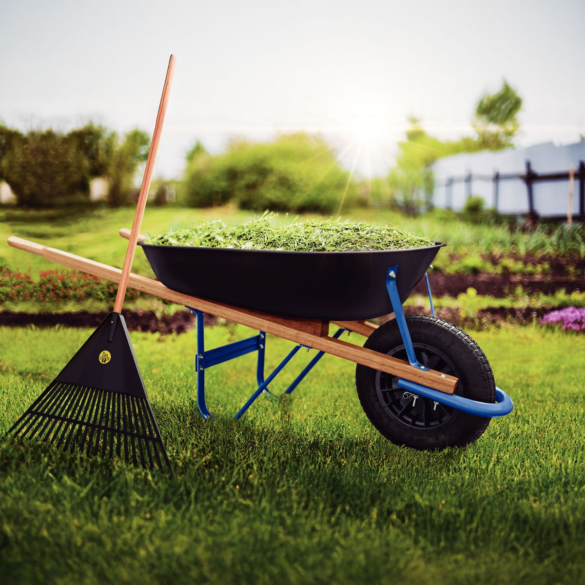 TRAMONTINA - Barre hojas plástico 22 dientes sin mango