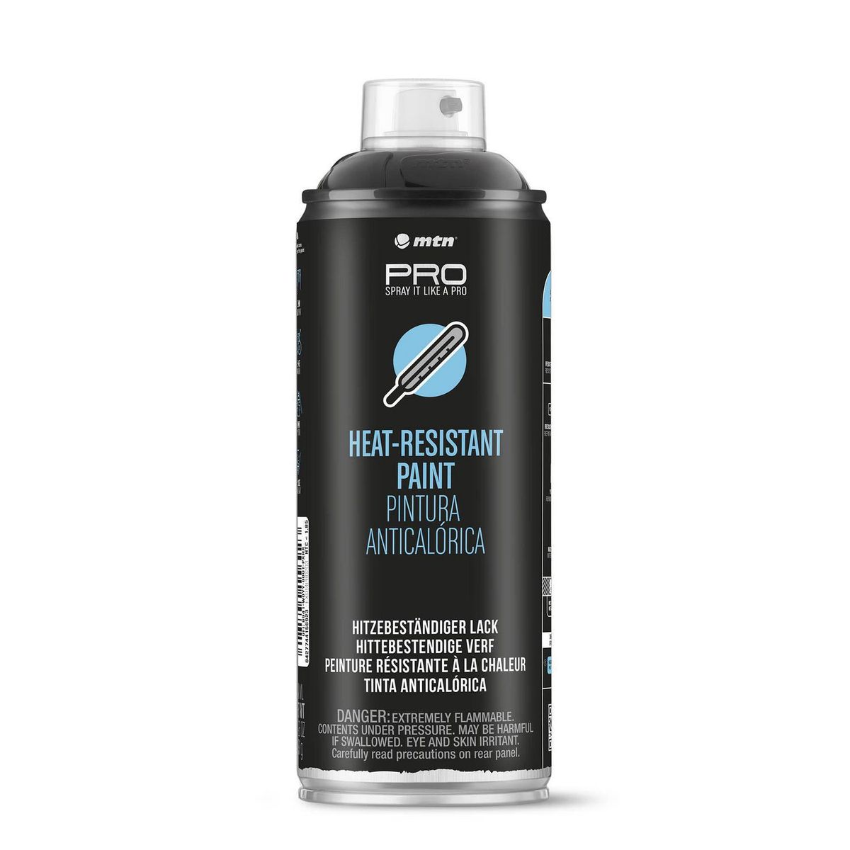 MONTANA - Spray Alta Temperatura Spray 0.4 l Satinado Negro