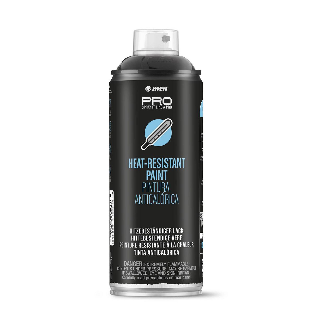 MONTANA - Spray Alta Temperatura Spray 0.4 l Satinado Negro