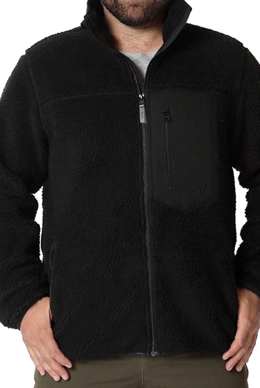 ORYX - Chaquetón Lanudo Térmico Hombre Elk Negro S
