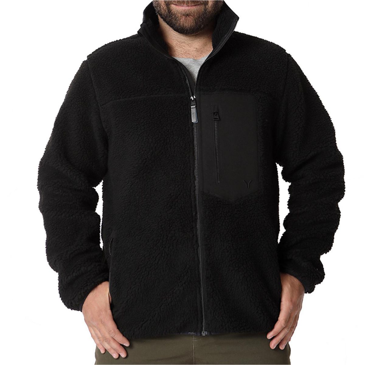 ORYX - Chaquetón Lanudo Térmico Hombre Elk Negro XL
