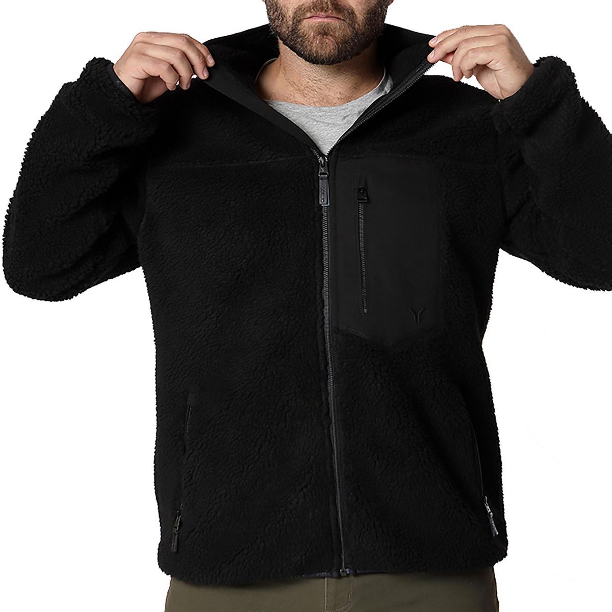 ORYX - Chaquetón Lanudo Térmico Hombre Elk Negro L