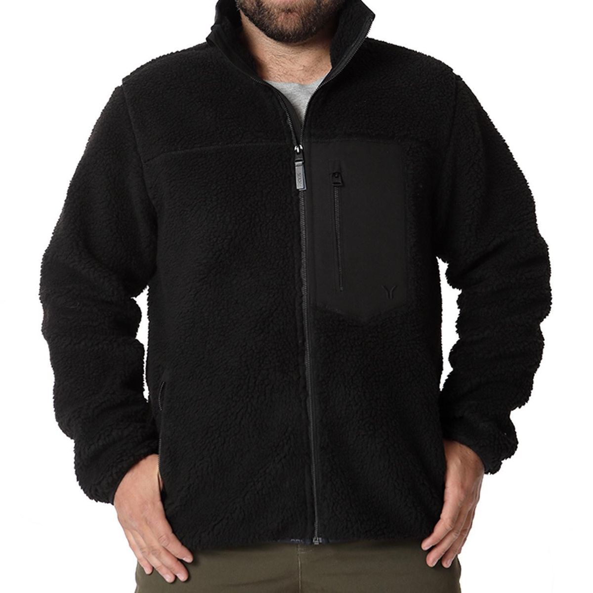 ORYX - Chaquetón Lanudo Térmico Hombre Elk Negro M