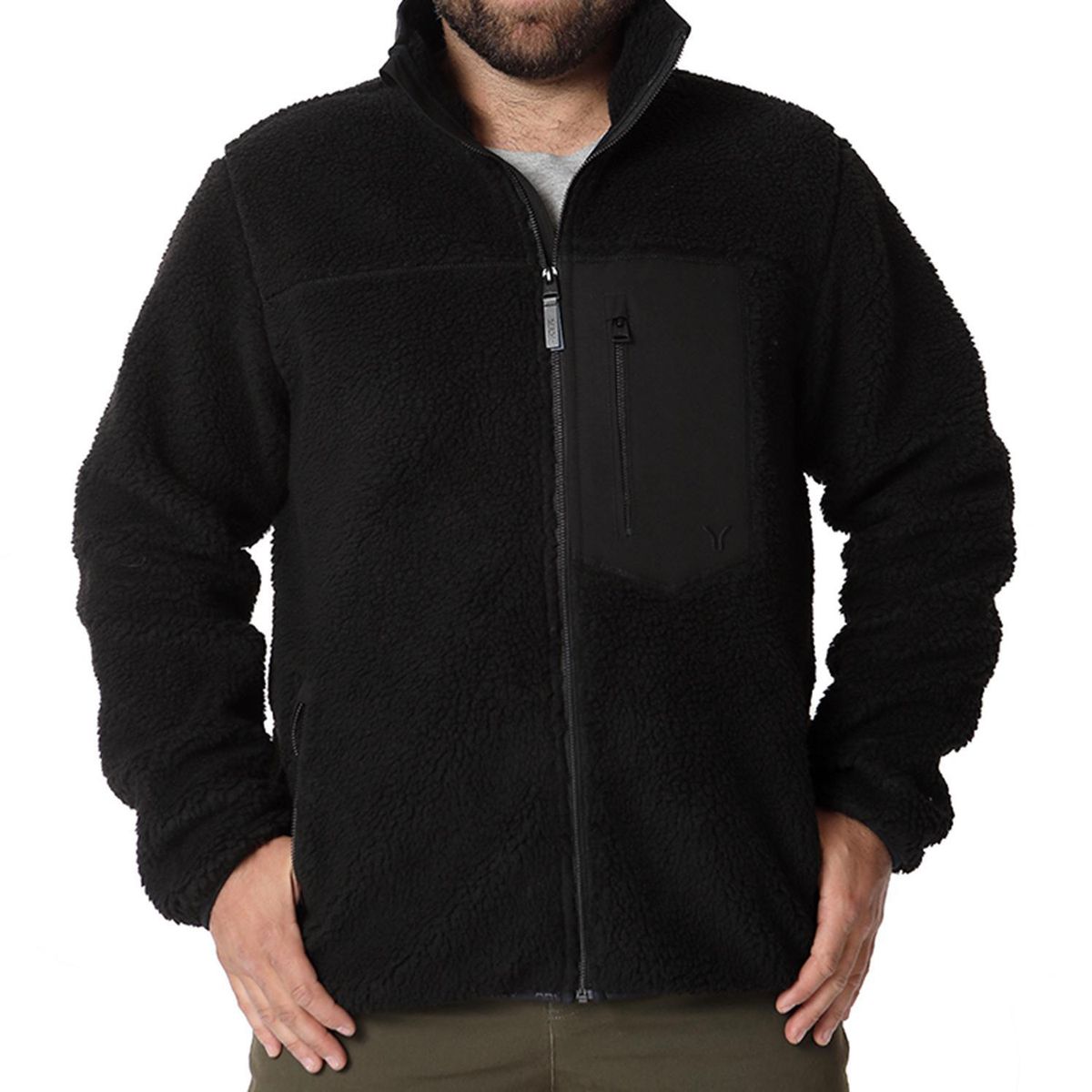 ORYX - Chaquetón Lanudo Térmico Hombre Elk Negro M