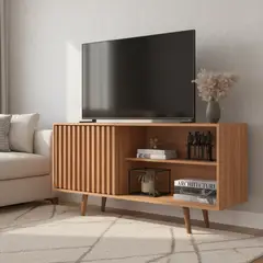 MOBILFRANK - Rack TV 50 " 830CA Café 136x65x36 cm