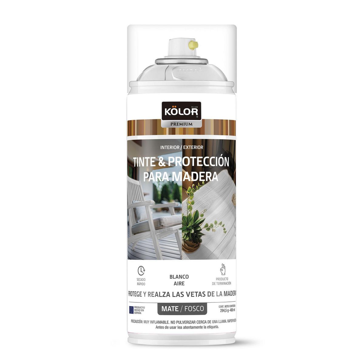 KOLOR - Spray Tinte Spray 0.4 l Mate Blanco