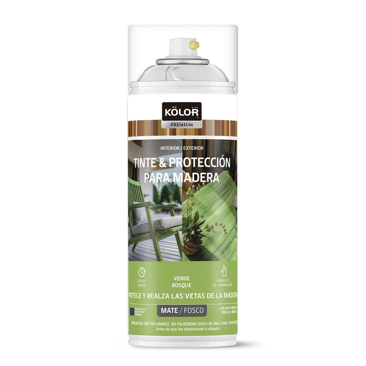 KOLOR - Spray Tinte Spray 0.4 l Mate Verde