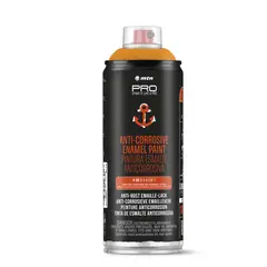 MONTANA - Spray Esmalte Anticorrosivo Brillante Naranjo 400 cc