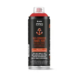 MONTANA - Spray Esmalte Anticorrosivo Brillante Rojo 400 cc