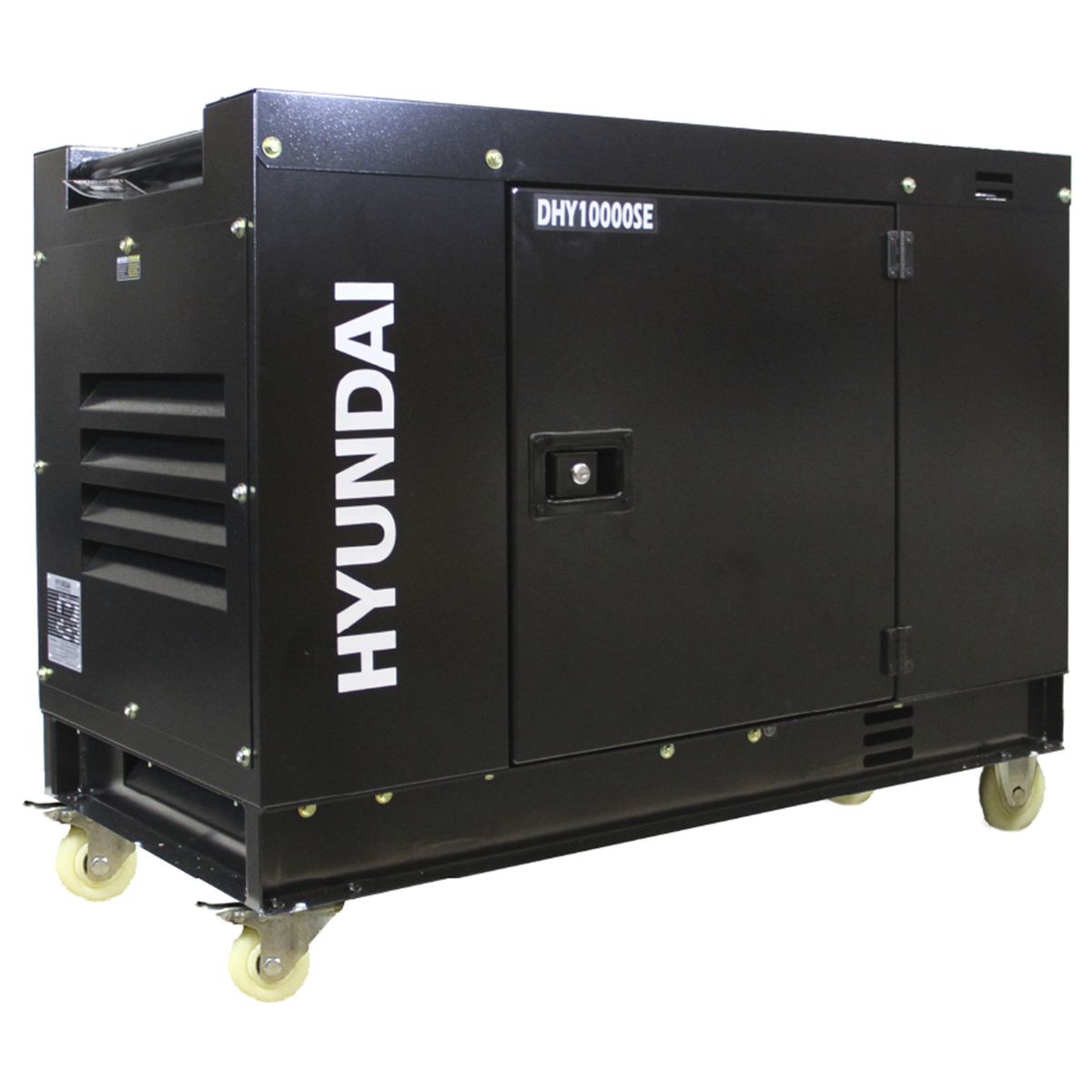 HYUNDAI - Generador Eléctrico a Diésel Partida Eléctrica 8500 W 25 l