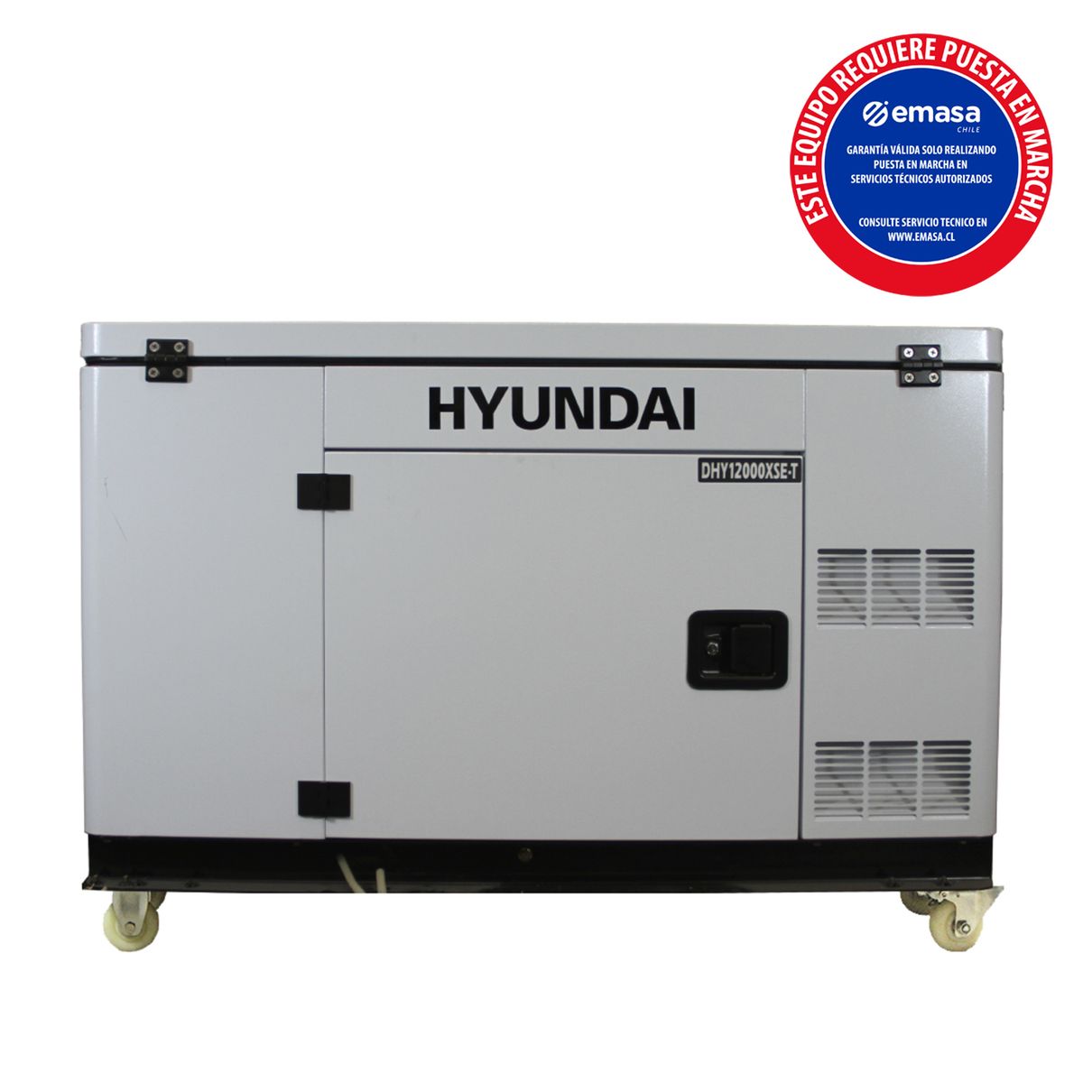 HYUNDAI - Generador Eléctrico a Diésel Partida Eléctrica 9 mW 30 l