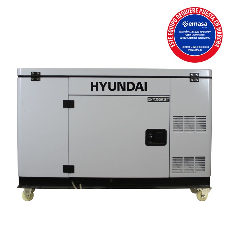 HYUNDAI - Generador Eléctrico a Diesel Partida Eléctrica 9 mW 30 l