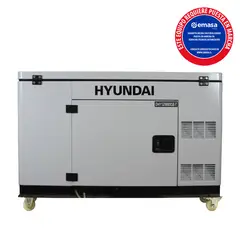 HYUNDAI - Generador Eléctrico a Diesel Partida Eléctrica 9 mW 30 l