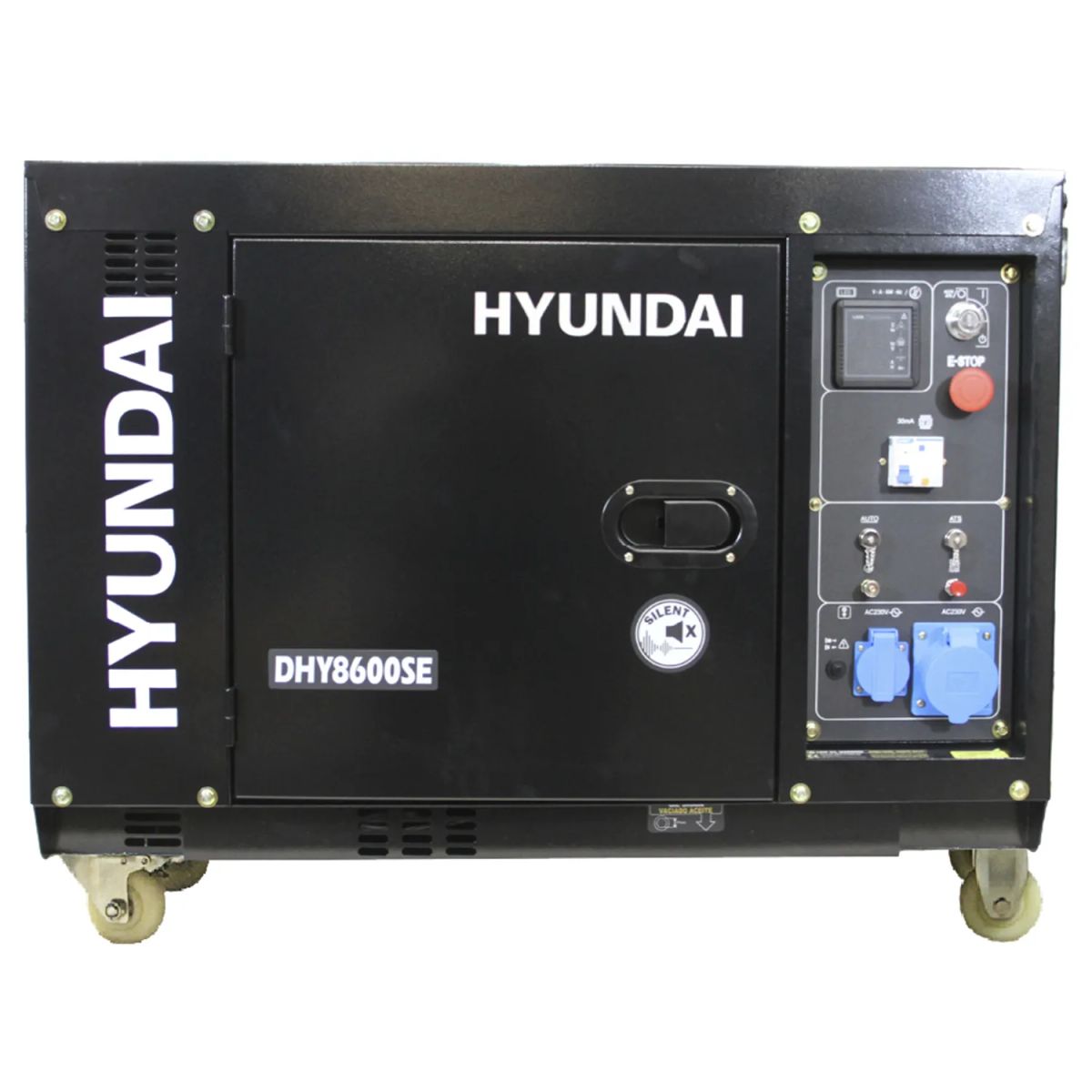 HYUNDAI - Generador a Diésel Partida Eléctrica 6000 W 12 l