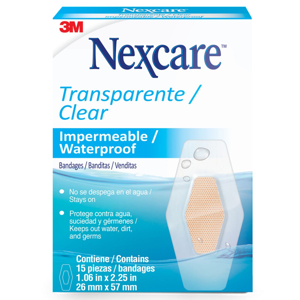NEXCARE - Parche Impermeable 15 unidades