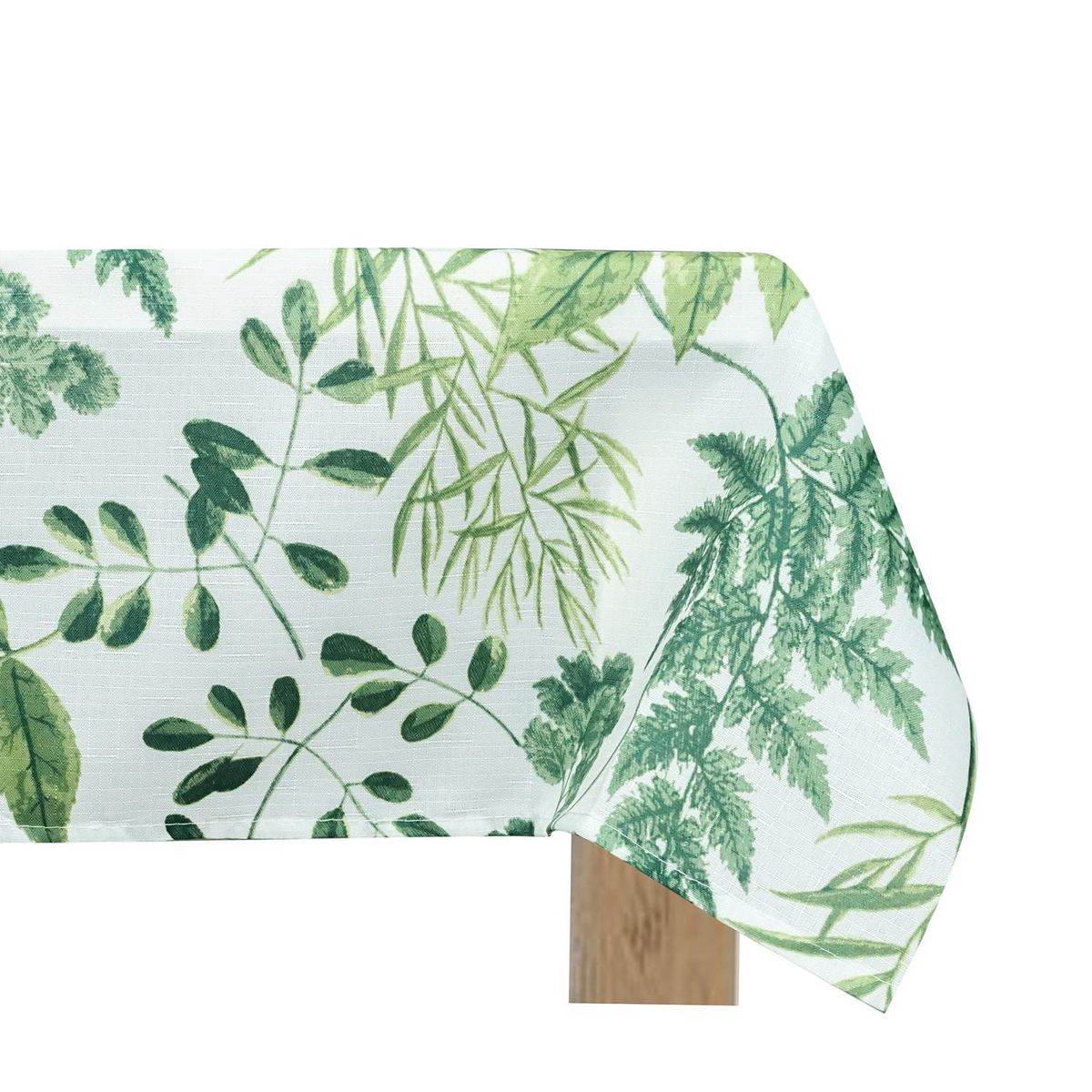 DECO EXPRESS - Mantel Rectangular 160x220 cm Botánico Verde
