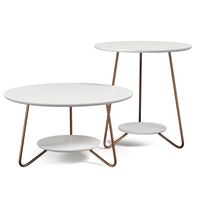 Juego de mesas Liz Blanco 50x50x52 cm