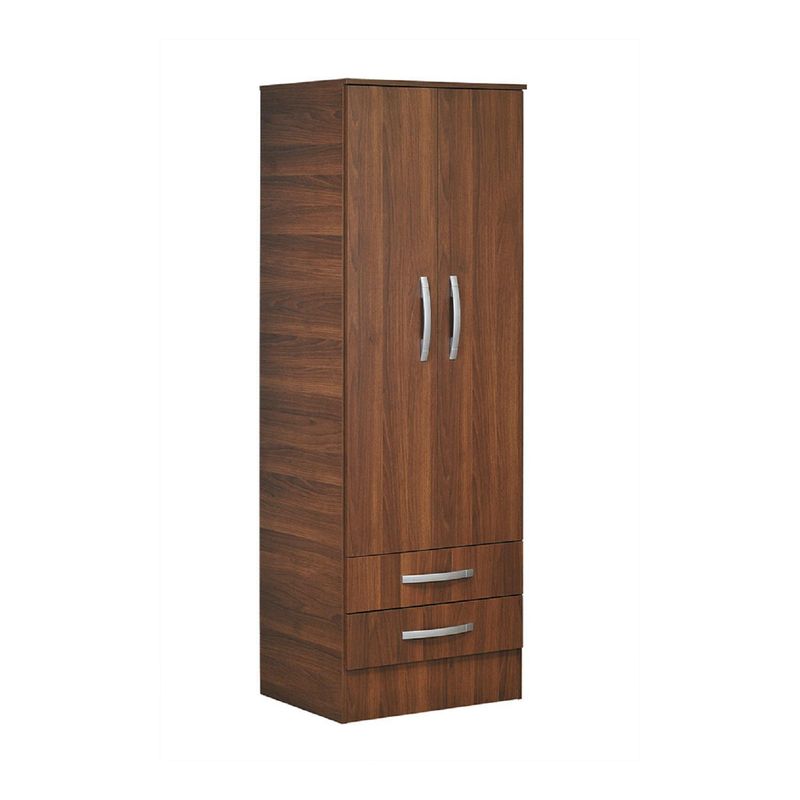 MOBIKIT - Clóset 2 Puerta(s) 59x181x46,5 cm Nogal