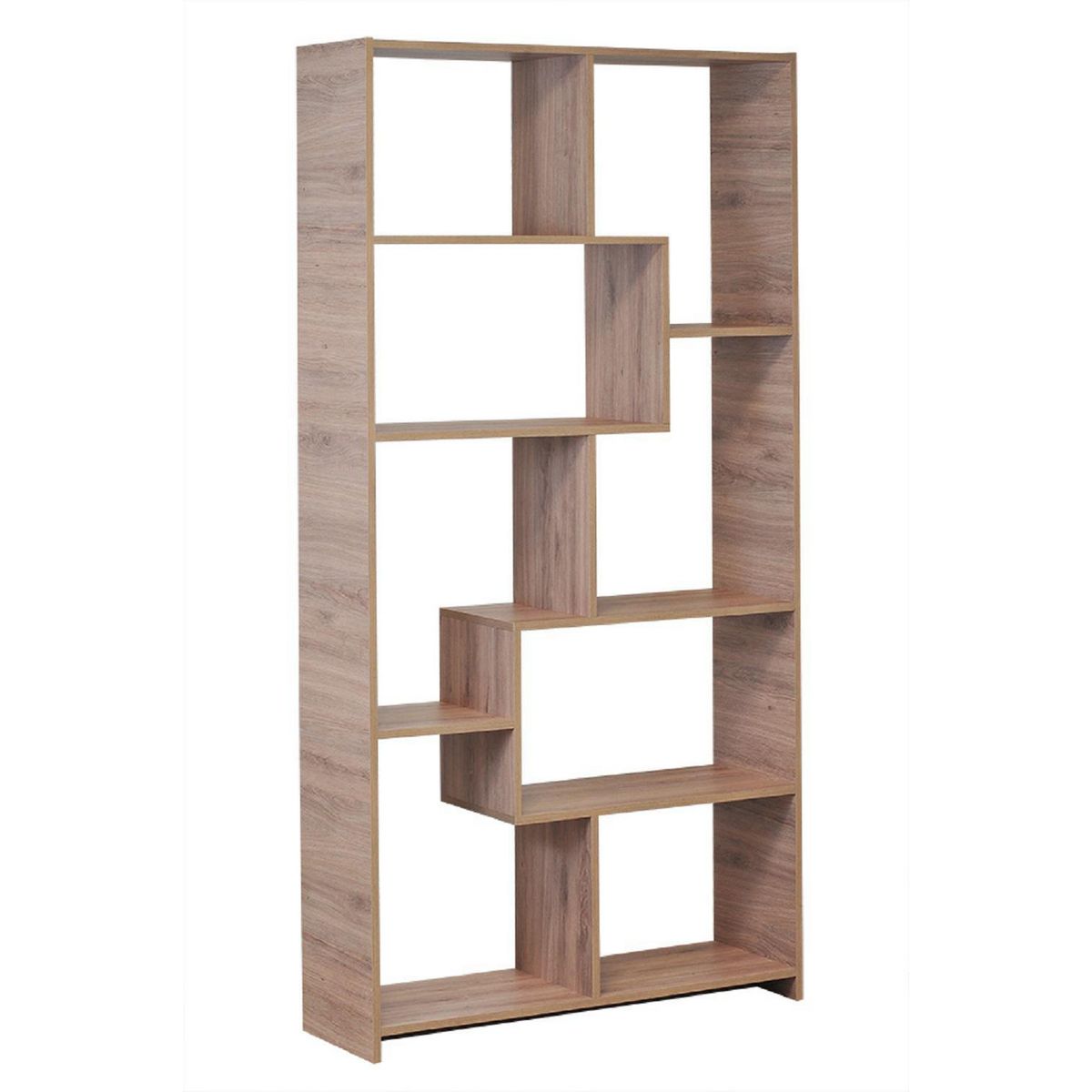 MOBIKIT - Estante Santana 5 Nivel(es) 90x180x29.5 cm Roble