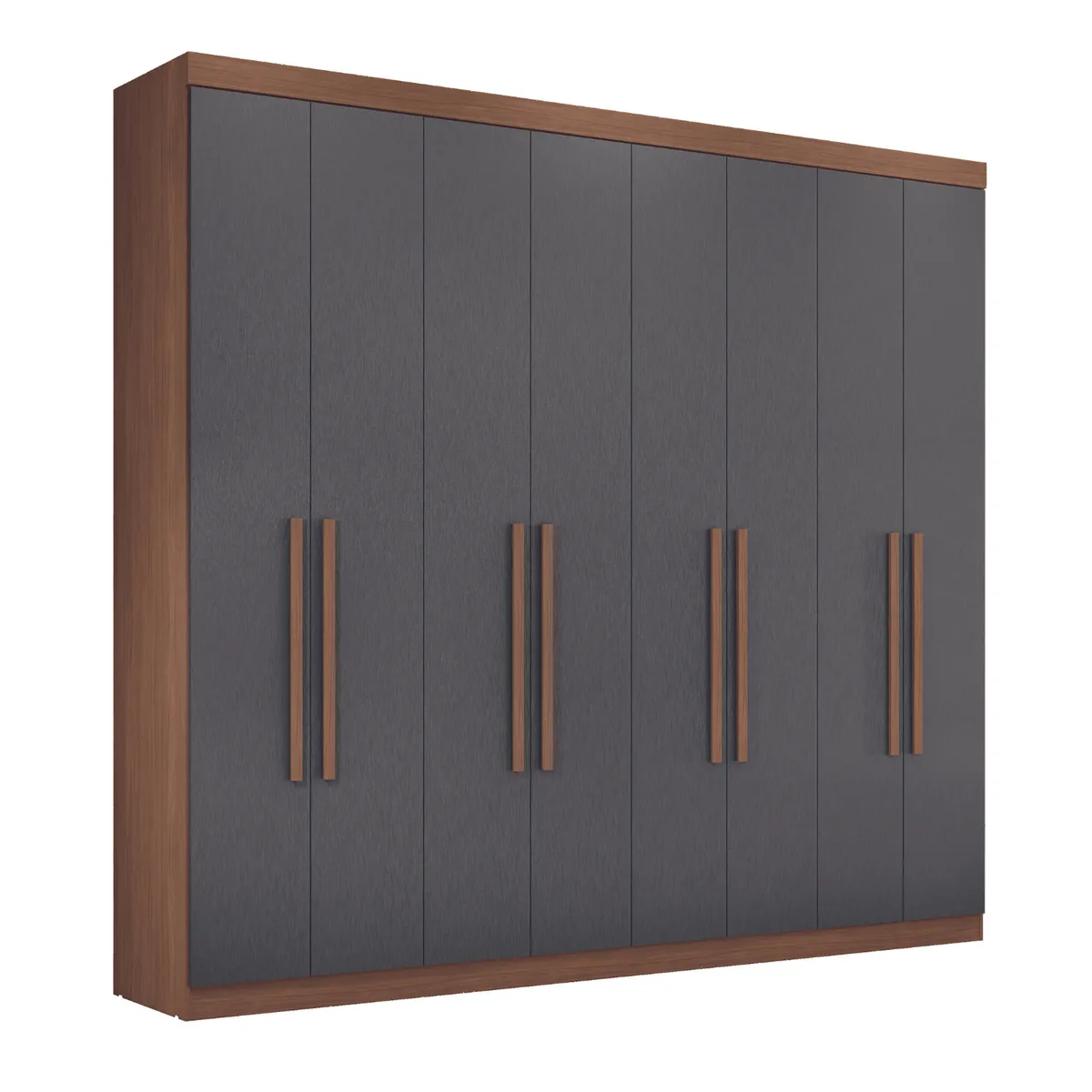 ONESSTA - Clóset Máster 8 Puerta(s) 4 Cajón(es) 8 Repisa(s) 238.8x219x46.3 cm Grafito