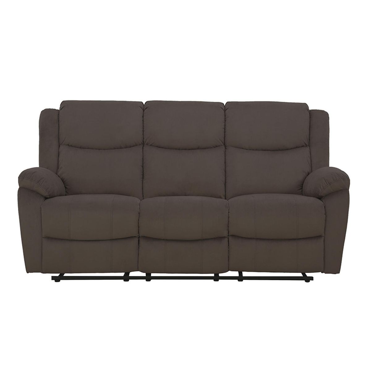 JUST HOME COLLECTION - Sillón Reclinable 3 cuerpos Thane 190x103x96 cm Moca