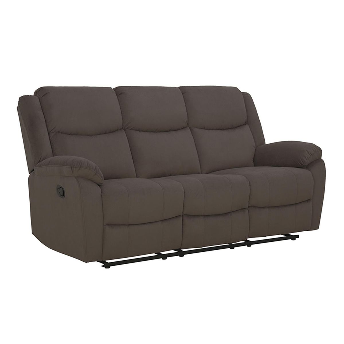 JUST HOME COLLECTION - Sillón Reclinable 3 cuerpos Thane 190x103x96 cm Moca