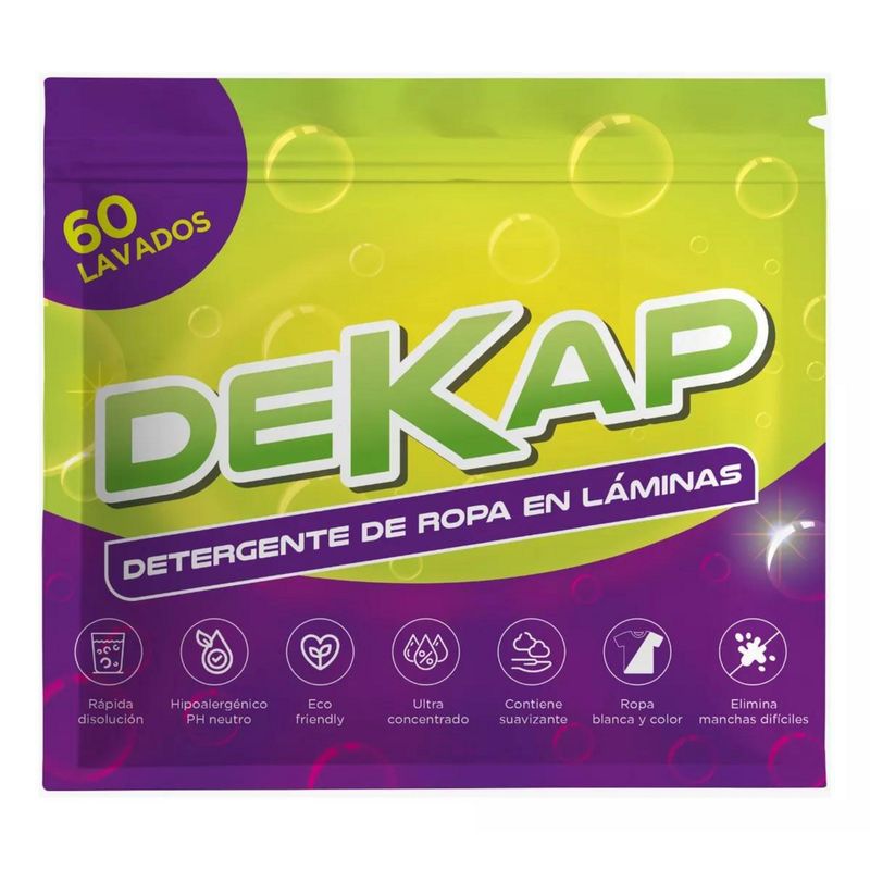  - Detergente en láminas