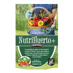 BEST GARDEN - Fertilizante soluble para huertos caseros