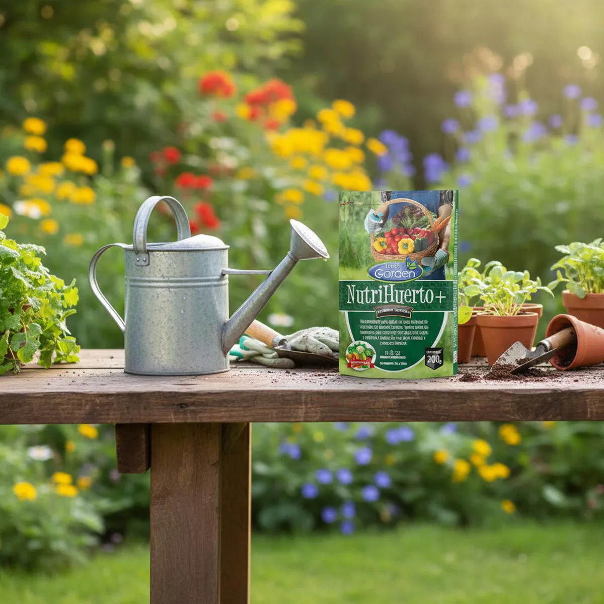 BEST GARDEN - Fertilizante soluble para huertos caseros