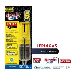 FUSION EPOXY BLACK LABEL - Adhesivo Fusion Epoxi Transparente