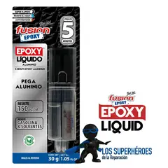 FUSION EPOXY BLACK LABEL - Adhesivo Fusion Epoxi Aluminio