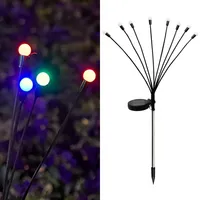 Estaca Solar Luciérnaga 10 Piezas 1 W IP 44 1 lm Luz Multicolor