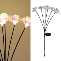 Estaca Solar Rosas 6 Piezas 1 W IP 44 1 lm Luz Multicolor