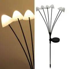 JUST HOME COLLECTION - Estaca Solar Seta 6 Piezas 1 W IP 44 1 lm Luz Cálida