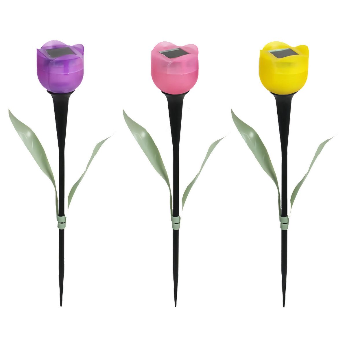 JUST HOME COLLECTION - Estaca Solar Farol Rosa 1 W IP 44 1 lm Luz Cálida