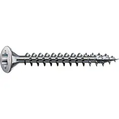 SPAX AMERICAN SCREW - Tornillo Tirafondo Cabeza Plana Madera Aglomerada 140 mm 8 mm 20 Unidades