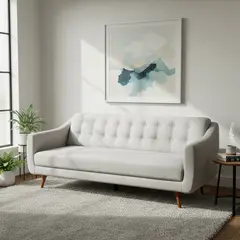DECOCASA - Sofá 3 cuerpos Mimo 210x79x88 cm Gris