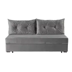 DECOCASA - Sofá 3 cuerpos San Francisco 190x95x86 cm Gris