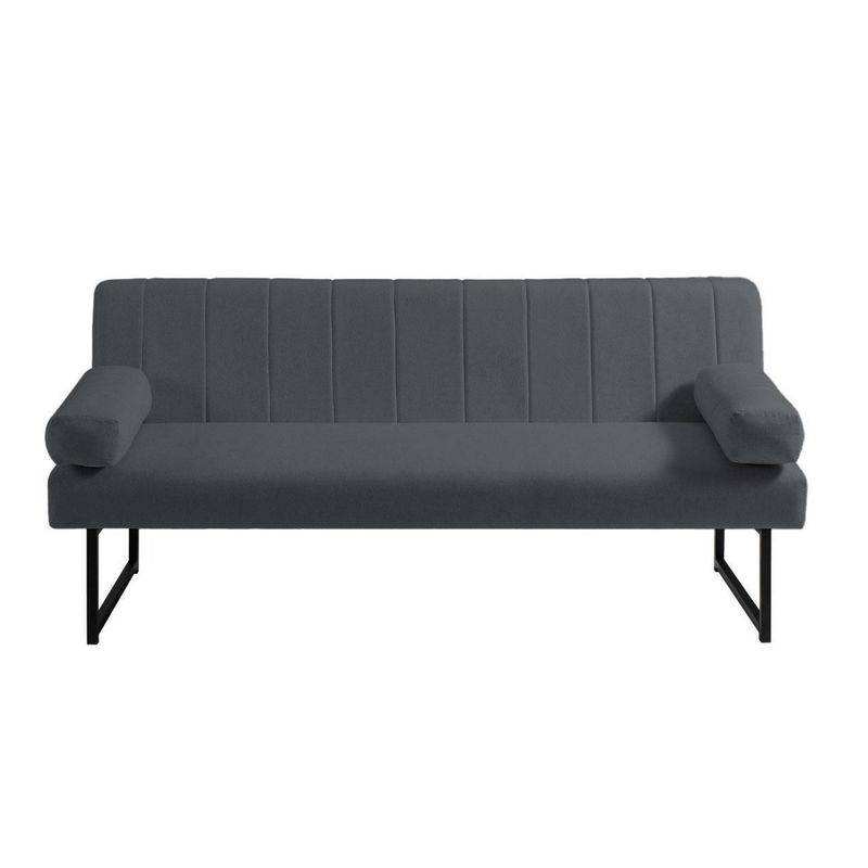 DECOCASA - Sofá 3 cuerpos Lennon 185x82x78 cm Gris