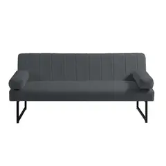 DECOCASA - Sofá 3 cuerpos Lennon 185x82x78 cm Gris