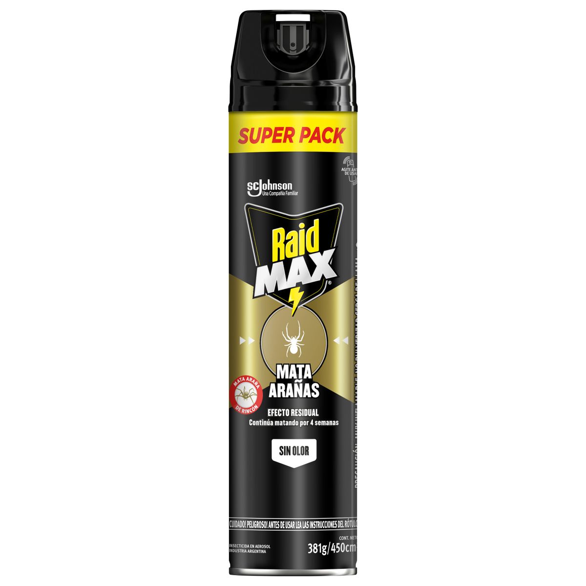 RAID - Raid Max arañas aerosol 450 ml