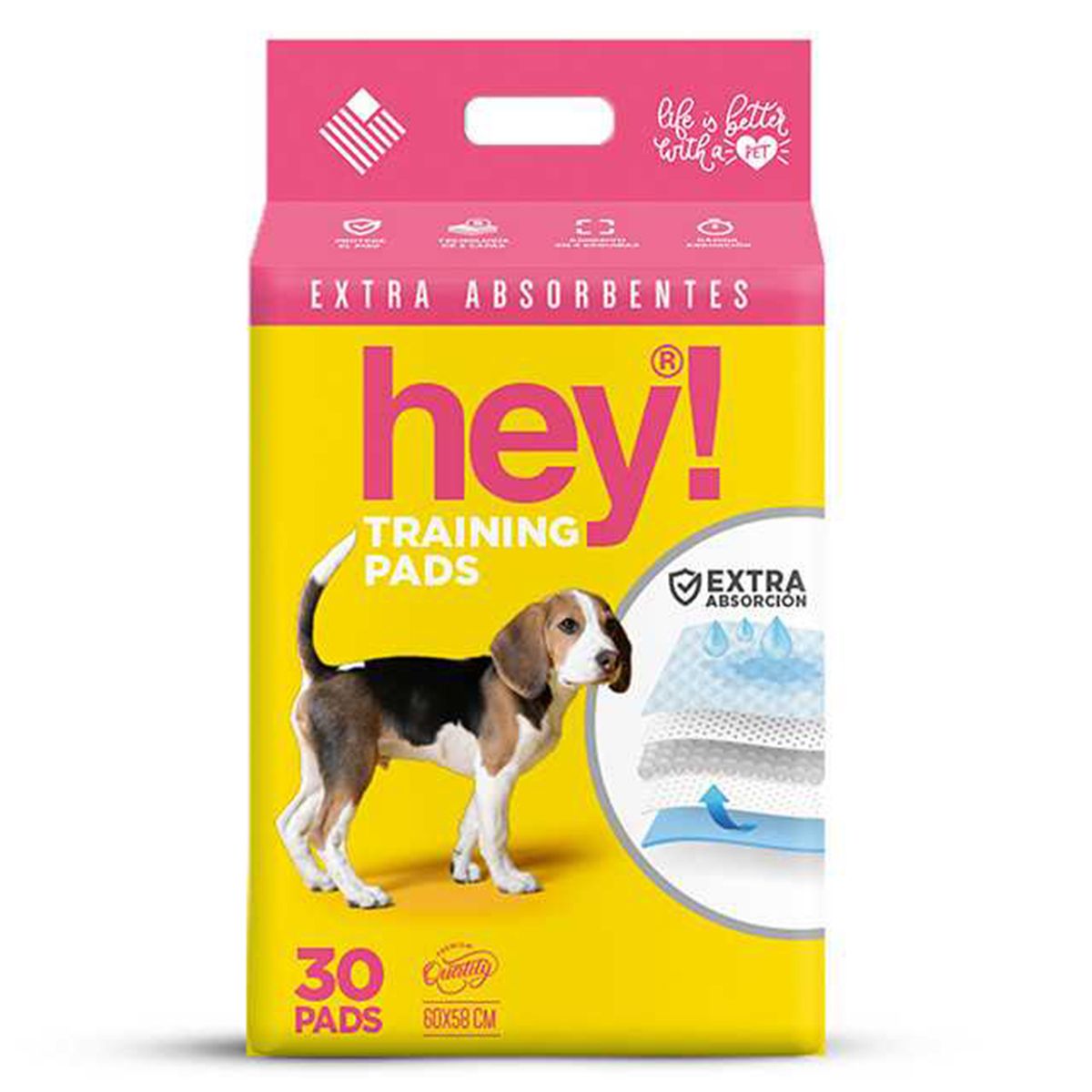 HEY - Sabanillas entrenamiento para mascotas 60 x 58 cm 30 unidades