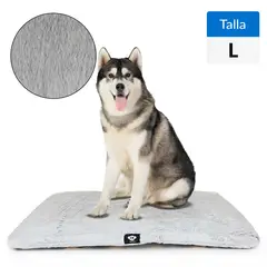 BRNX - Colchón Antiestrés para Perro 8x63x94 cm Gris