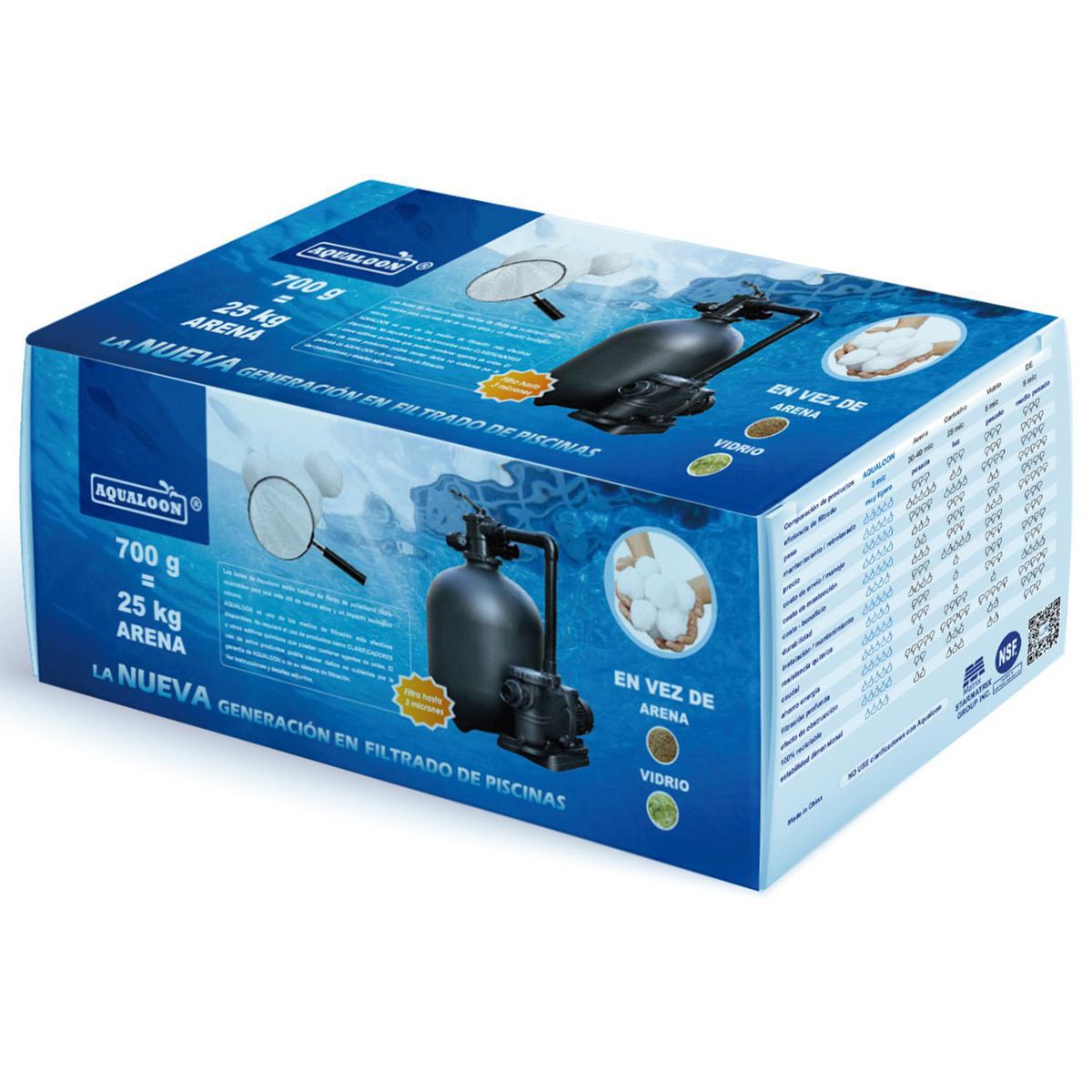 PGIC - Medio Filtrante AQ700 Aqualoon 700 gr