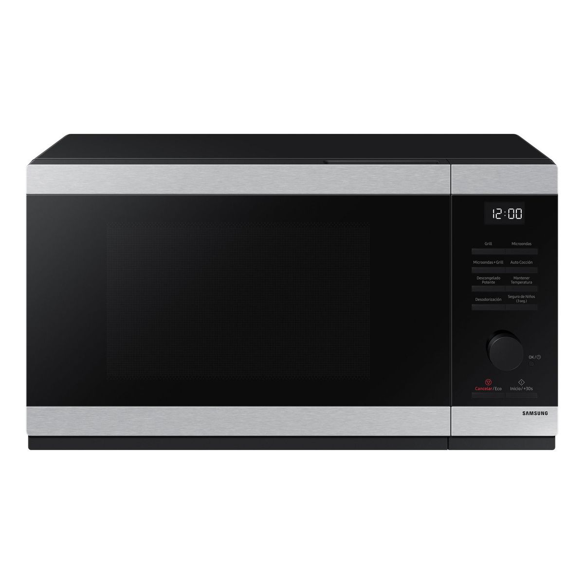 SAMSUNG - Microondas Análogo 32 Litros Inox MG32DG4524ATZS