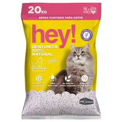 HEY - Arena sanitaria para gatos con aroma a lavanda 20 kg
