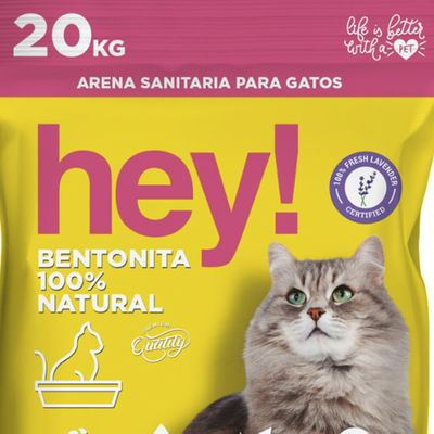 Imagen 2 del producto Arena sanitaria para gatos con aroma a lavanda 20 kg