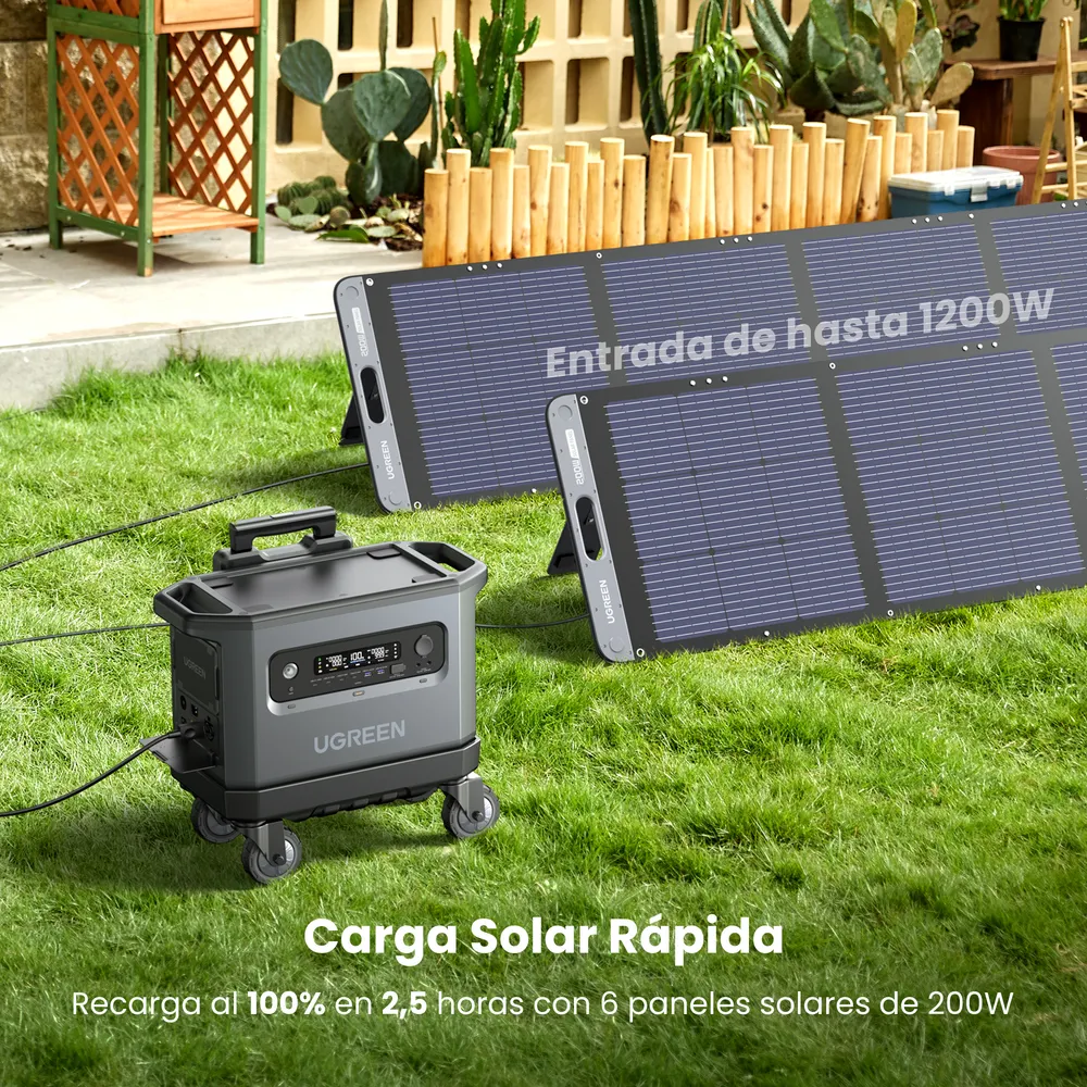 UGREEN Estación de Energía Portátil 2048 Wh, foto 5