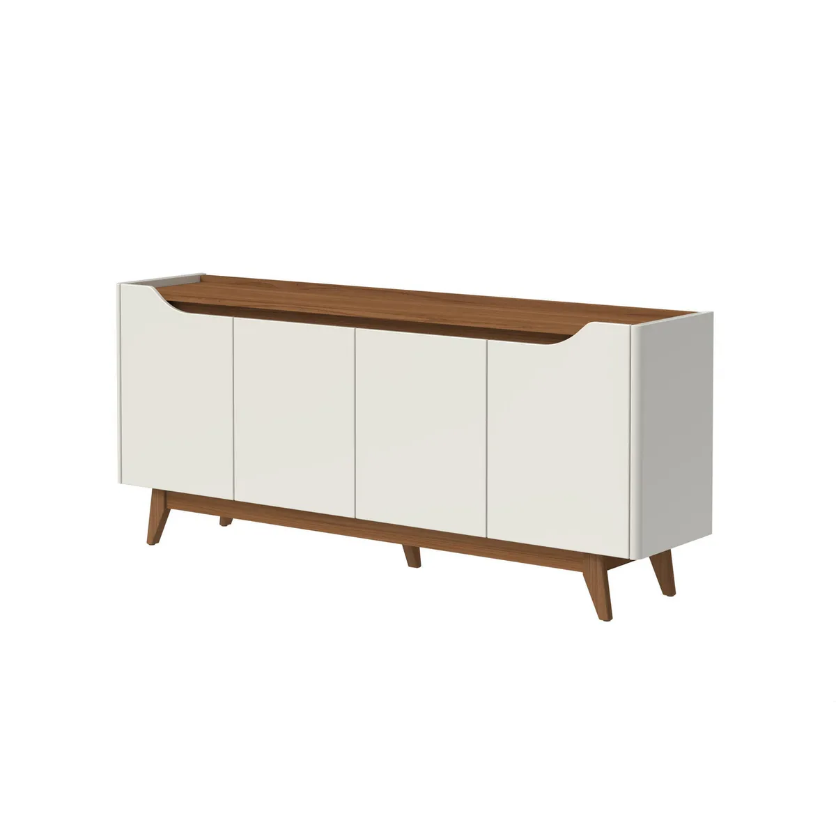 DECOCASA - Buffet Pulse Off White 40x180.1x77.9 cm