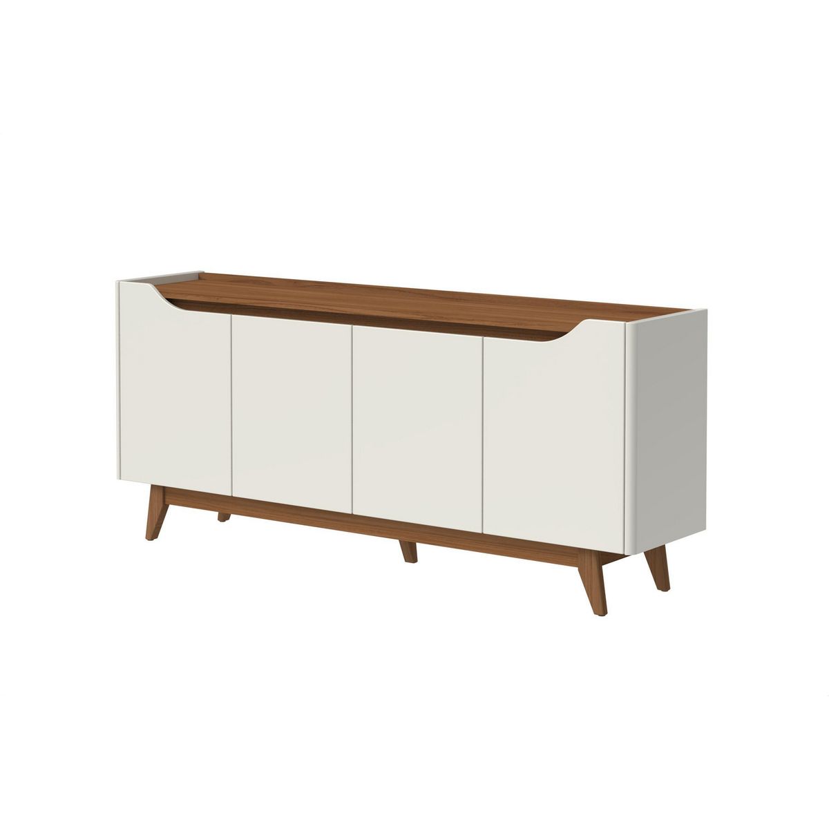 DECOCASA - Buffet Pulse Off White 40x180.1x77.9 cm